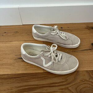 Vans Sneaker Beige Taupe Tan Womens Size 10, Mens 8.5